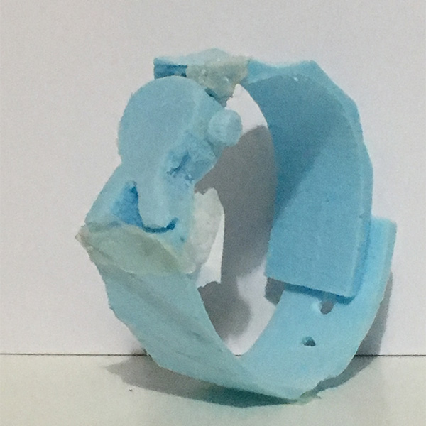 Foam model of device